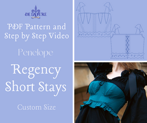 PDF PATTERN | Regency Short Stays Penelope Corset