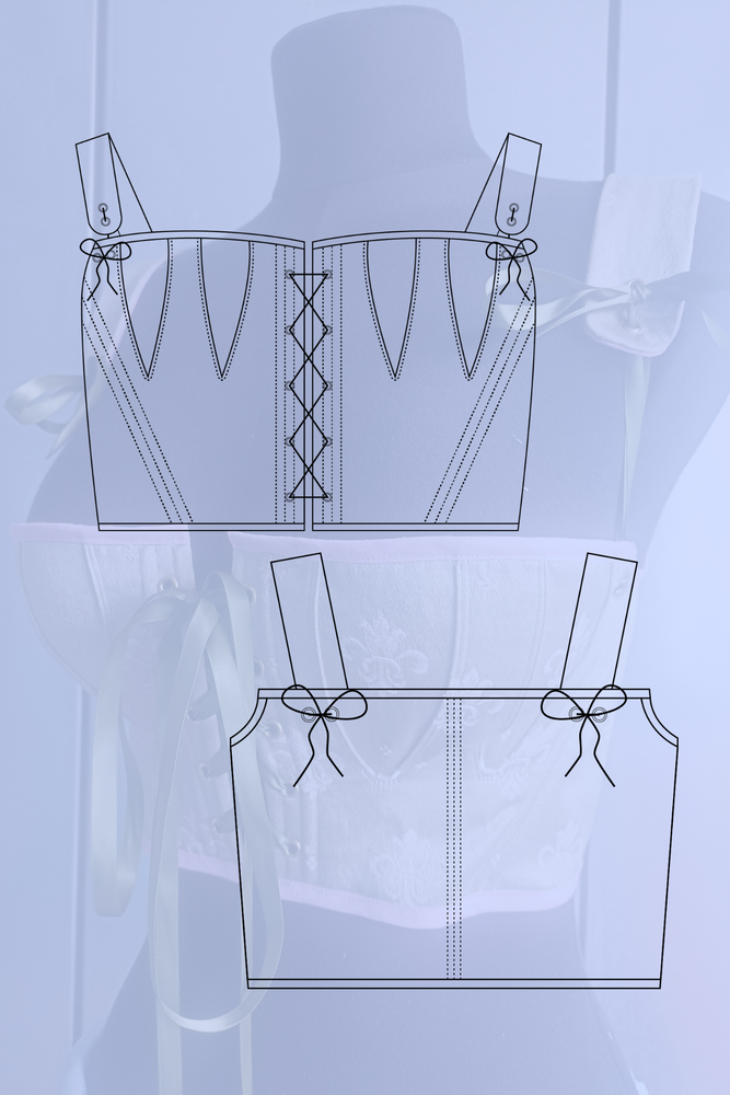 PDF PATTERN | Regency Short Stays Daphné Corset