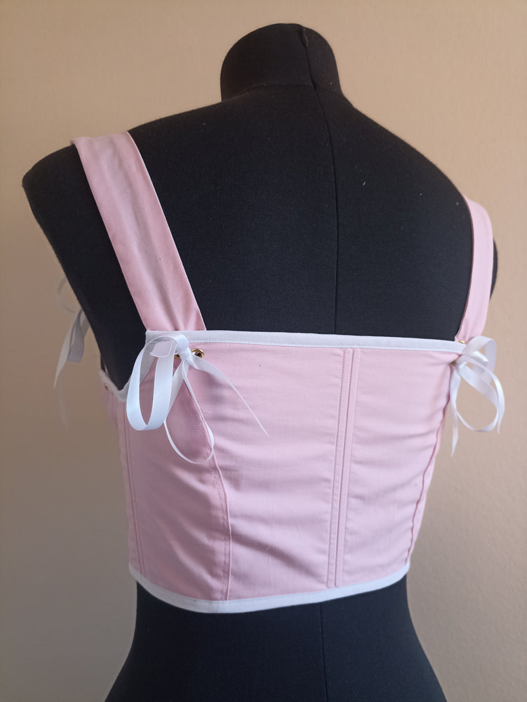 DAPHNE | Corset Premier Empire | Coton Rose