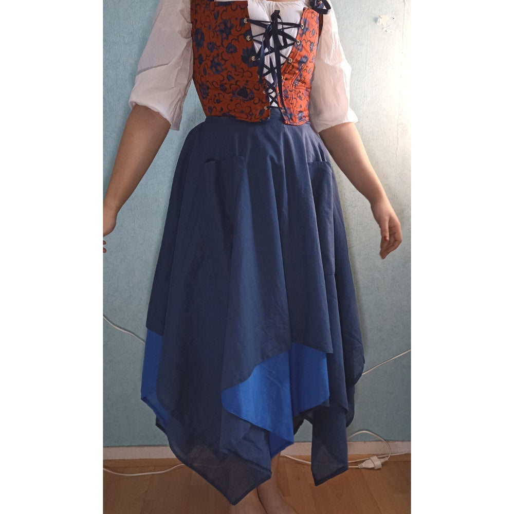 AURORA | Long Boho Steampunk Skirt