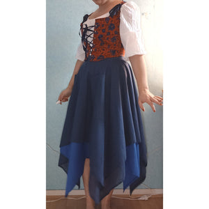 AURORA | Long Boho Steampunk Skirt